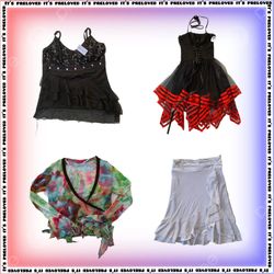 Todos os Estilos de Tops e Saias Y2K Mix- (SS-1150..