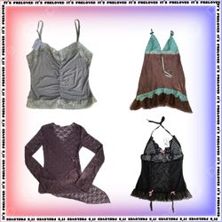 Boho Lace Queen - Mistura de Tops e Saias Y2K - (S..