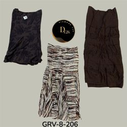 Y2k cotton maxi skirt (GRV-8-206)