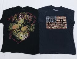 CR4893 VINTAGE SKULL T-SHIRT