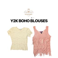 Y2K BOHO BLOUSES