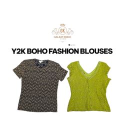 Y2K BOHO BLOUSES