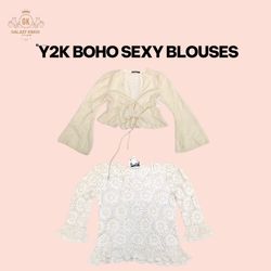 Y2K BOHO BLOUSES