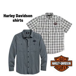 Harley Davidson button up shirt