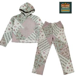 SS25 Reworked Patchwork Hoodie and Trousers