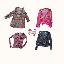 Y2K Boho Cold Shoulder Tops
