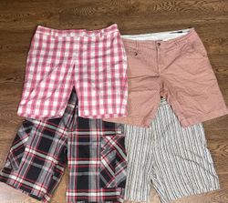 Sommer-Check-Shorts