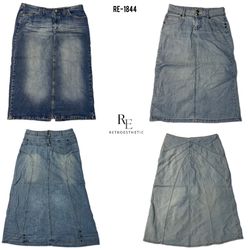 Y2K Britney Era Denim Mix Skirts (RE-1844)