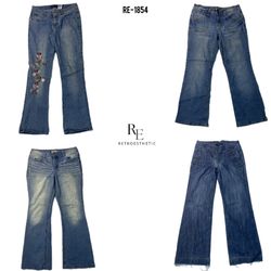 Y2K Unique IT Girl Denim Jeans (RE-1854)