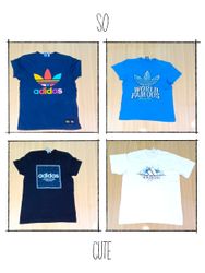 JA 0344 Vintage Adidas Round Neck T-shirts