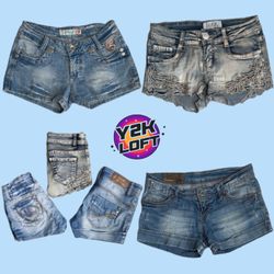 Y2K Cyber Girl Era Denim Hot Shorts