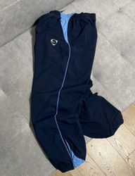 Y2K Vintage Nike Nylon Track Pants Baggy Drill Sma..