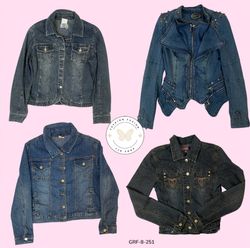 Vintage Y2K Button Closure Denim Jacket – 2000s Cl..