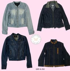 Vintage Y2K Zipper Denim Jacket – 2000s Streetwear..