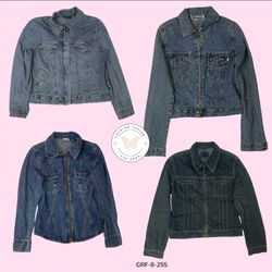 Y2K Retro Denim Zip Jacket – 2000s Fashion Essenti..