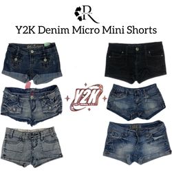 Y2K Mikro- und Mini-Shorts (RERP)