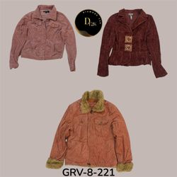 Y2k cuordroy jackets (GRV-8-221)