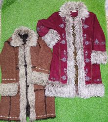 Afghan Y2K long coats