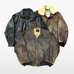 Vintage leather jacket
