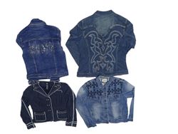 veste en denim y2k