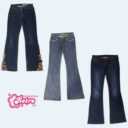 Y2K Einzigartige Marken Mischjeans (Aug-49)