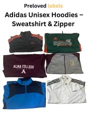 Adidas Unisex Hoodies - Sweatshirt & Zipper (Wcv:4..