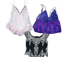 Tops de renda e malha femininos Y2k