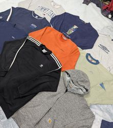 Branded sweatshirt and hoodie