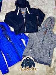 Mix branded full zipper hoodies