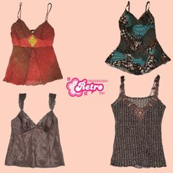 Hauts Camisole Terre Y2K (Août-60)