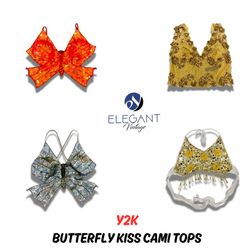 Y2K Butterfly Kiss Cami Tops - EV0836