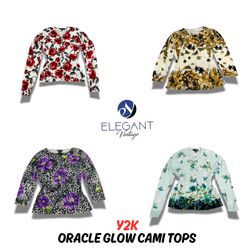 Y2K Oracle Glow Tops - EV0842