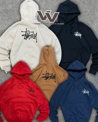 Stussy Rework Style Embroidered Mixed Colors Pullo..