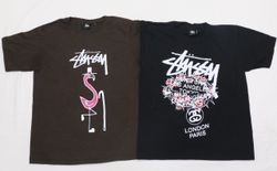 CR507 UPCYCLED STUSSY PRINTED T-SHIRTS