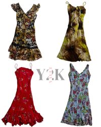 Y2k Blumen Kleider (YV-257)