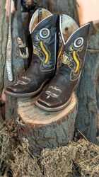 Bottes de cowboy vintage de super qualité MV335#