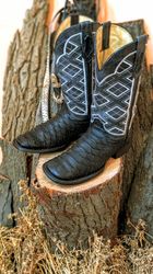 MV334# Bottes de cowboy vintage de la meilleure qu..