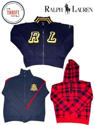 T1307 Ralph Lauren Full Zip/Hoodies