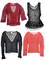 The Rare Price Crochet Tops! S-1238