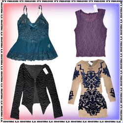 Sheer & Sexy Blouse and Dresses (RX-1076)