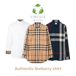 Authentic Burberry button up shirt