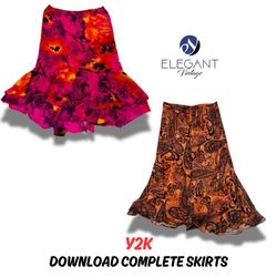 Y2K Download Complete Skirts - EV0387