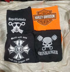music and printed hoodies