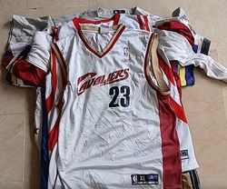 NBA, NFL & MLB Authentic Sports Jersey Mixed Bundl..