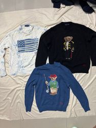 Polo Ralph Lauren Flagge und Bär Pullover
