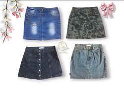 Gonne midi in denim Y2K