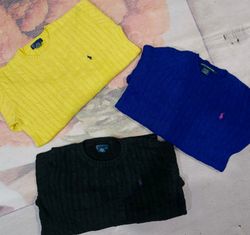 POLO RALPH LAUREN CABLE KNITS ROUND NECK