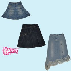 Y2K Bestsellers Denim Midi Skirts (Aug-66)