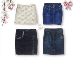 Gonne midi in denim Y2K