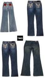 Low Rize and detailing Jeans 👖
